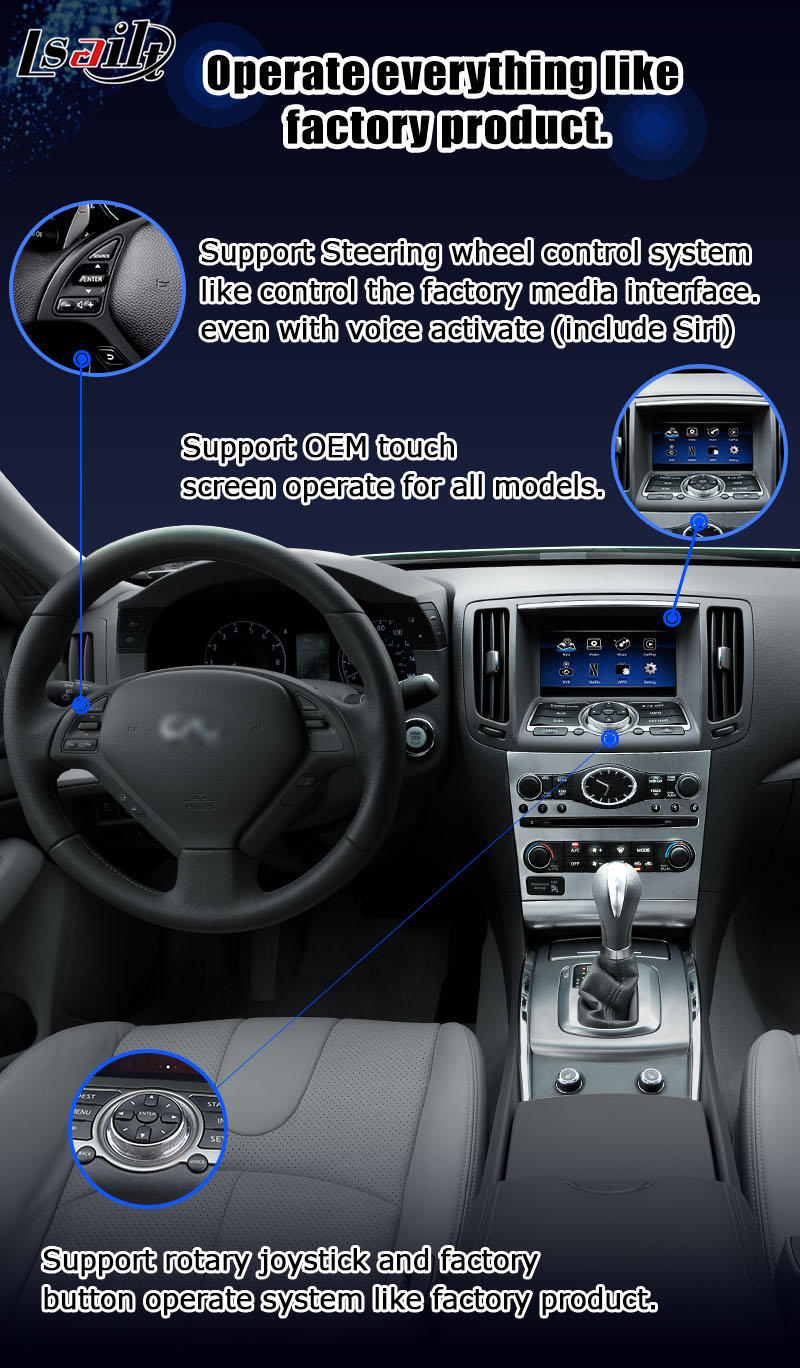 Lsailt Wireless Carplay Android Auto Interface For Nissan Pathfinder R52 IT08 08IT
