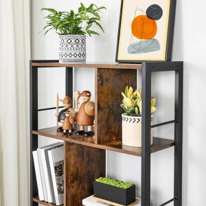 Home Office Bookshelf for Sale, Particleboard Bookshelf, Industrial Bookshelf,