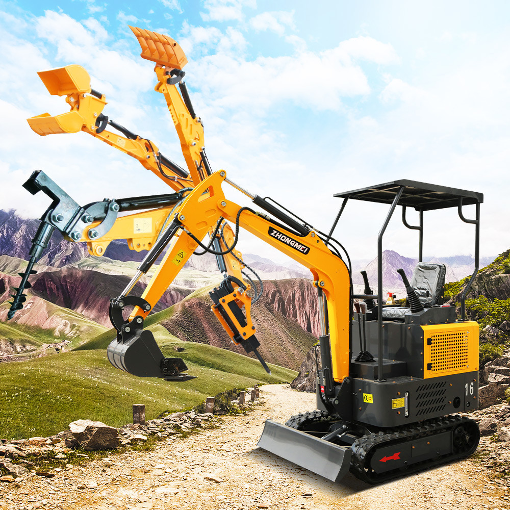 Diesel Petrol Digger Electric Lithium Battery 800kg 1000KG Excavator in Europe