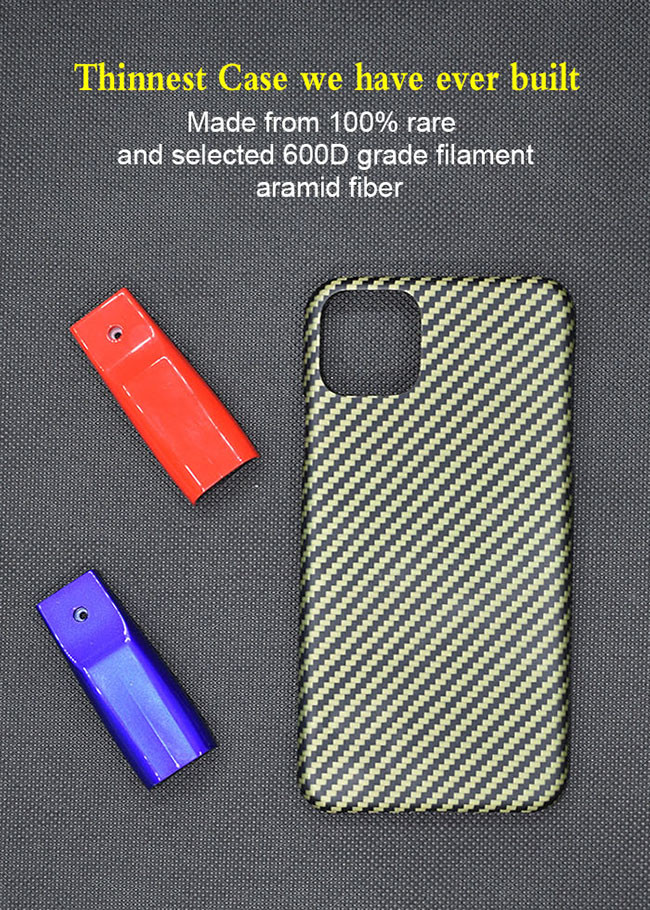 Super Thin Aramid Fiber iPhone Case For iPhone 11 Pro Max Phone Case