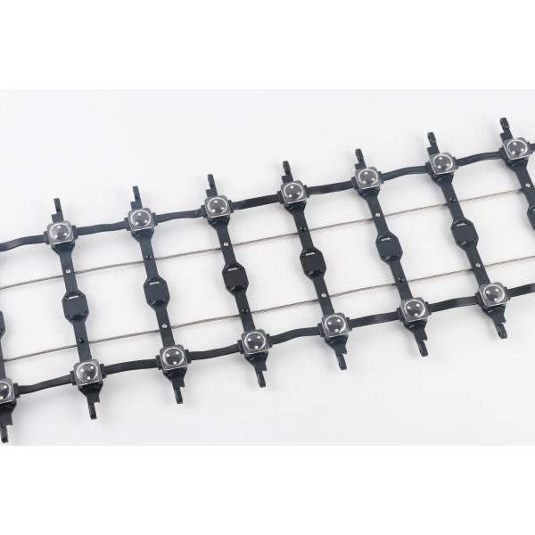 IP67 LED Grid Screen RGB 12V High Brightness LED Screen Mesh For Building Decoration