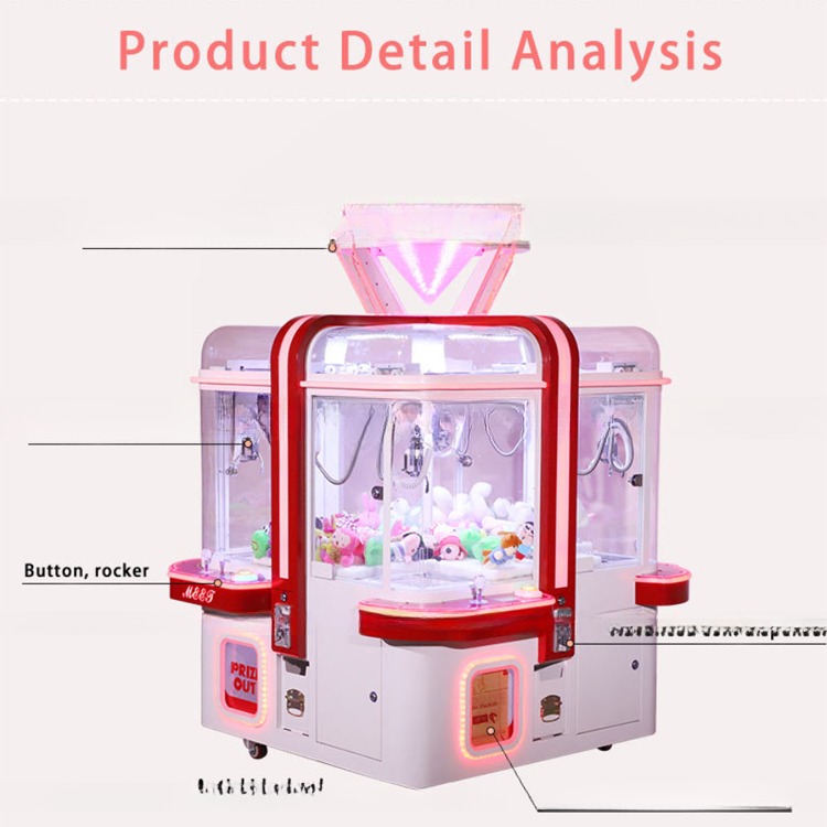 Dreamland new coin operated arcade claw machine catch crane toy boutique game machine for sale