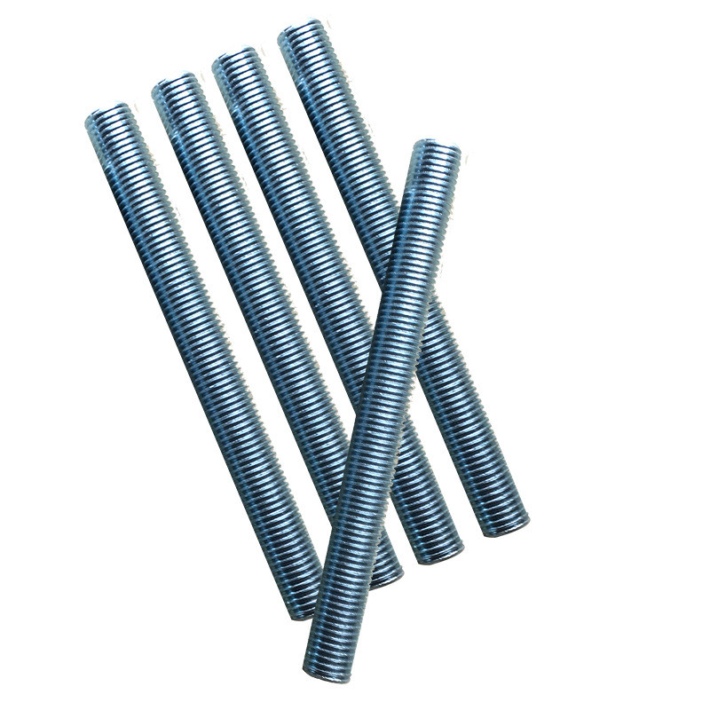 ASME 3/8-16 Zinc Plated Carbon Steel 1M Threaded Rod