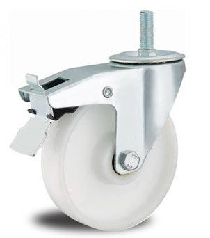 6 inch threaded stem PP caster