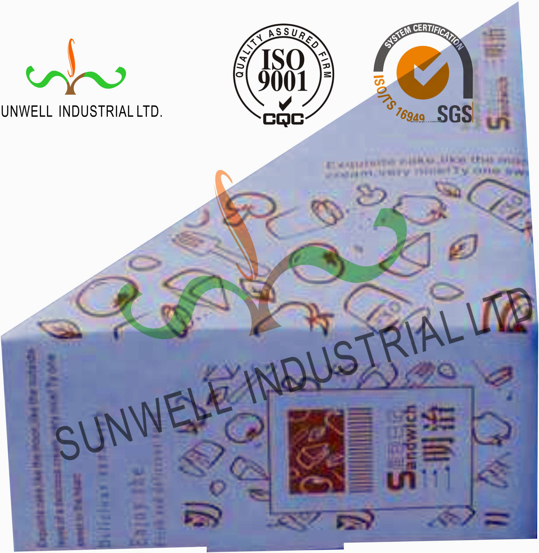 Recyclable 300G Art Paper Triangle Shape For Sandwich Gift Packaging Boxes