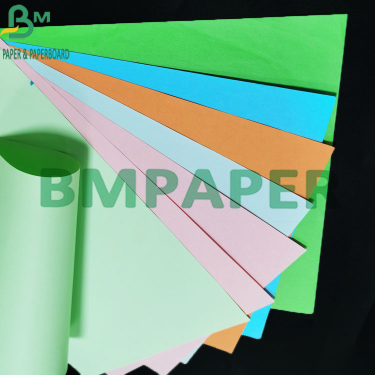 80g 120g High Color Saturation Uncoated Colour Bristol Paper Card For Origami