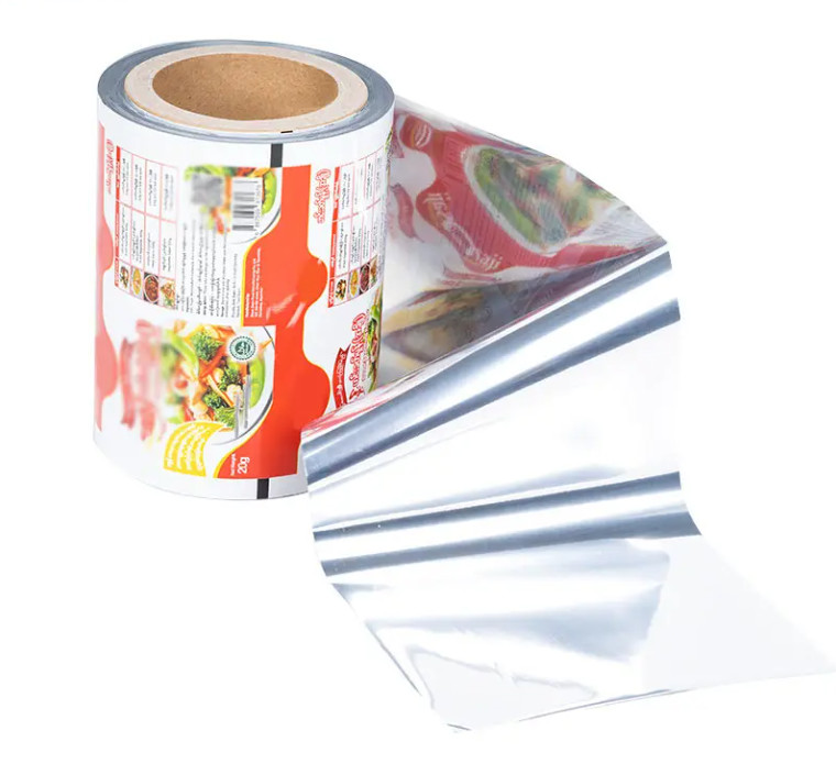 Custom Print Automatic Packing Film Aluminium Foil Printing Chicken Powder Seasoning Snacks Chips Food Packaging Roll Film