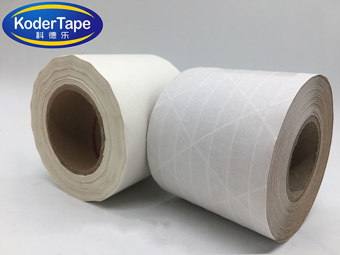 Gummed Fiber Glass Inside 19.2lbs/ In Kraft Paper Tape For Bounding