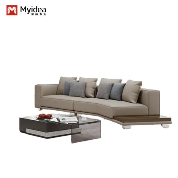 Italian Horizon Sofa Modern Simple Living Room Villa Large Flat Floor Clubhouse