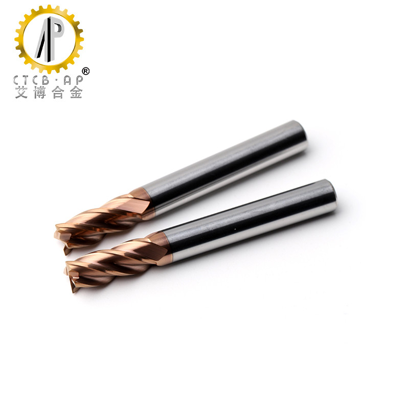 4 Flute Micro Grain Carbide CNC Router Bits HRC 55