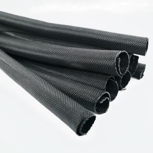 Self Closing Textile Self Wrap Sleeving Wire Nylon Woven Split Sleeve