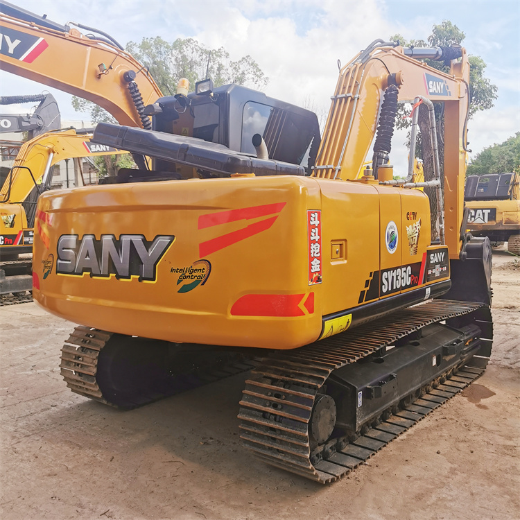 Lowest SANY SY135Cpro Excavator Made in with Transport Height 2.8m and Good Condition