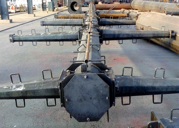 5 - 70m Power Monopole Transmission Tower Tensile Tested High Capacity