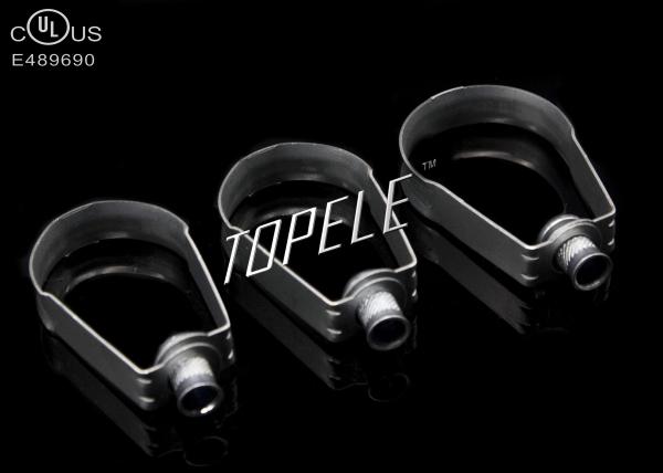 UL Customized Steel Pipe Clamps For Suspending Insulated Pipe , Vertical