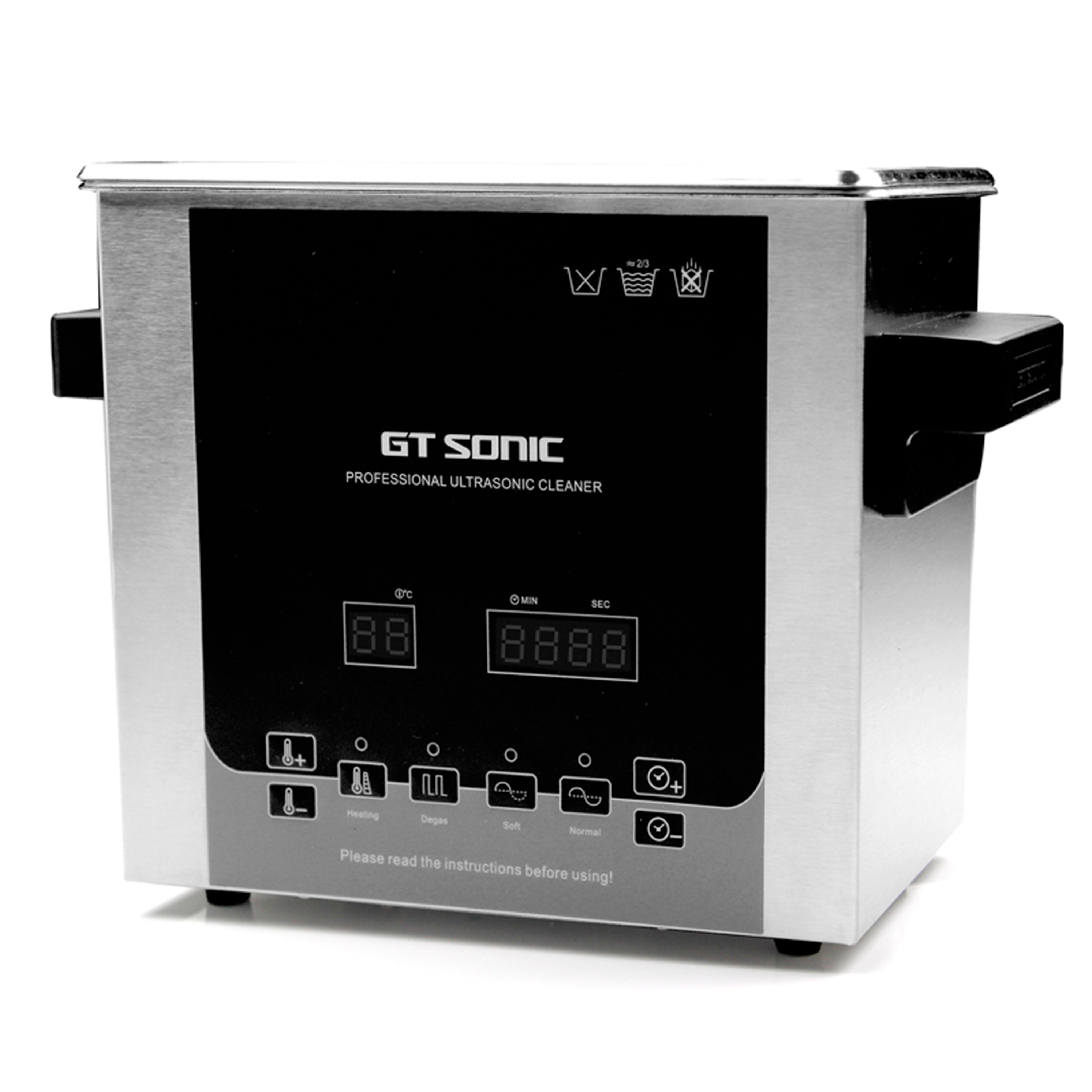100W Stainless Steel Ultrasonic Cleaner Degas For Jewelry Denture