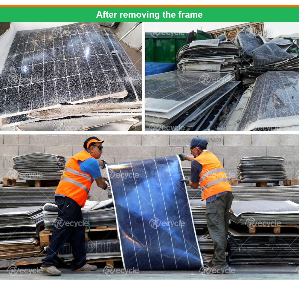 Fully Automatic PV Panel Deframer for Removing Solar Panel Aluminum Frame Efficiently