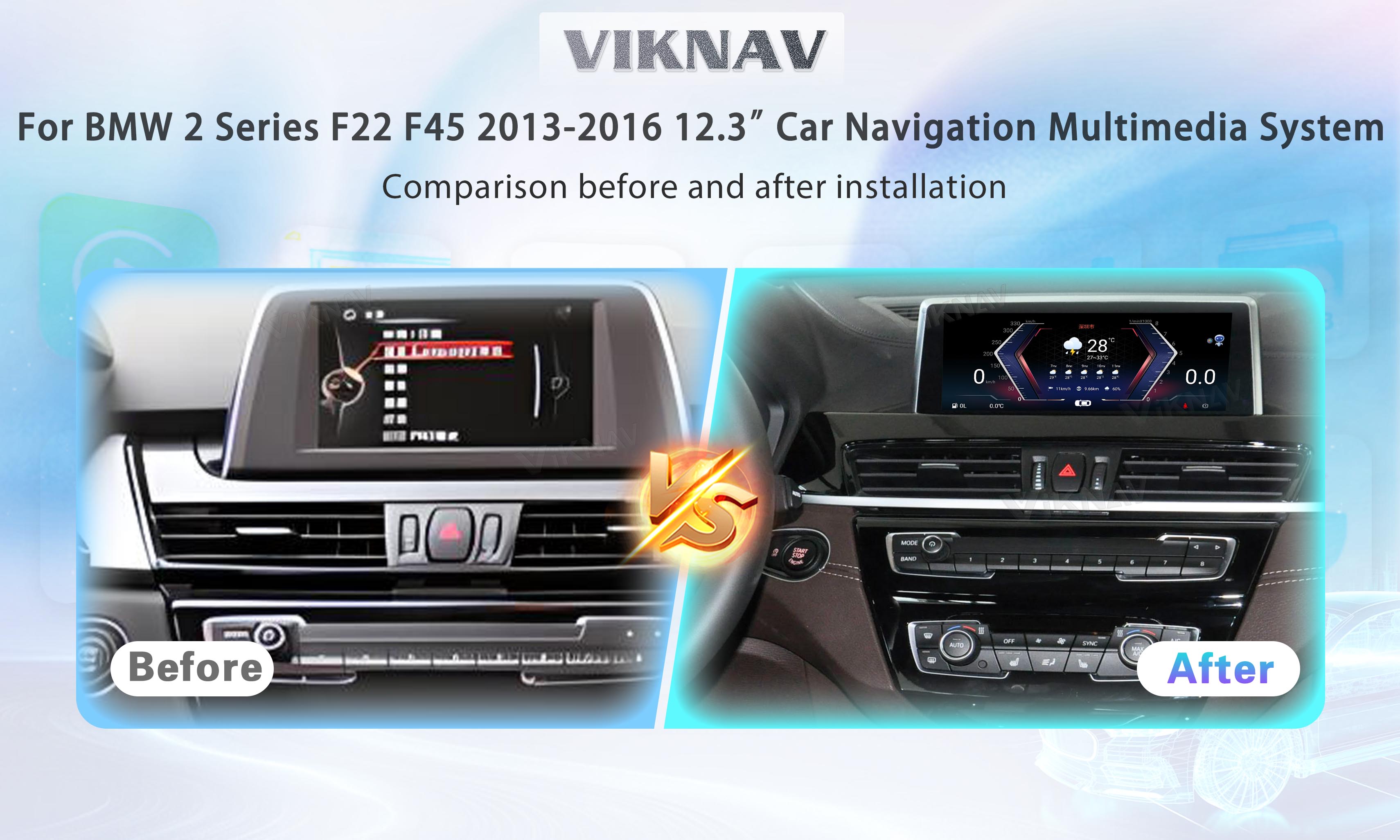 MPV NBT Touch Screen Car Radio GPS Stereo System for BMW 2 Series F22 F45 2013-16