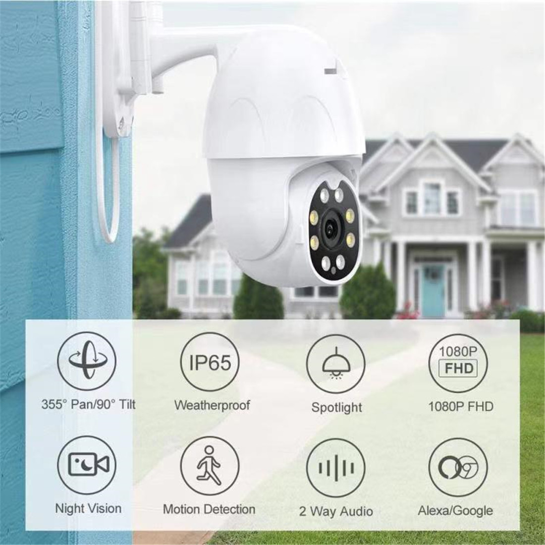 PTZ Dome Camera, IP65(JY-D022-2MP)