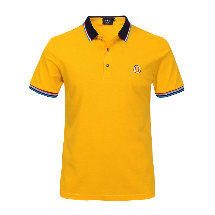 Embroidery Mens Polo Style Shirts Fashionable Designed