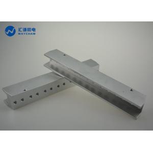 Grey Anodized 6063T5 Cnc Precision Machined Components Medical Tube Holder