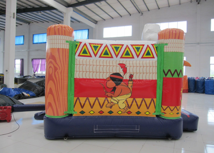 Inflatable India mini bouncer combo multi play classic inflatable mini jumping house with small slide kids bouncy house