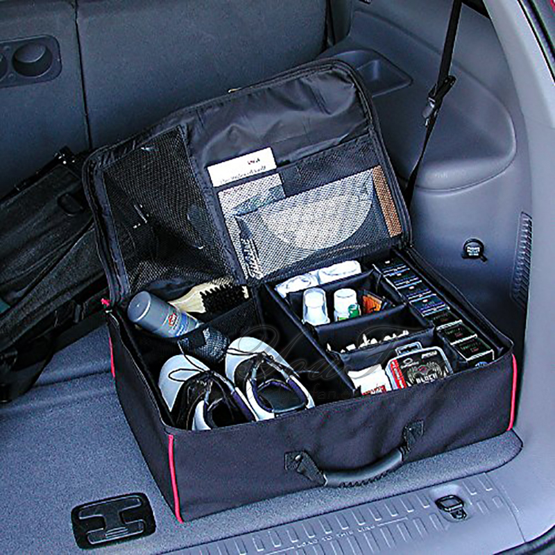 Eco Friendly Car Trunk Organizer , 100% Polyester Car Boot Storage Box