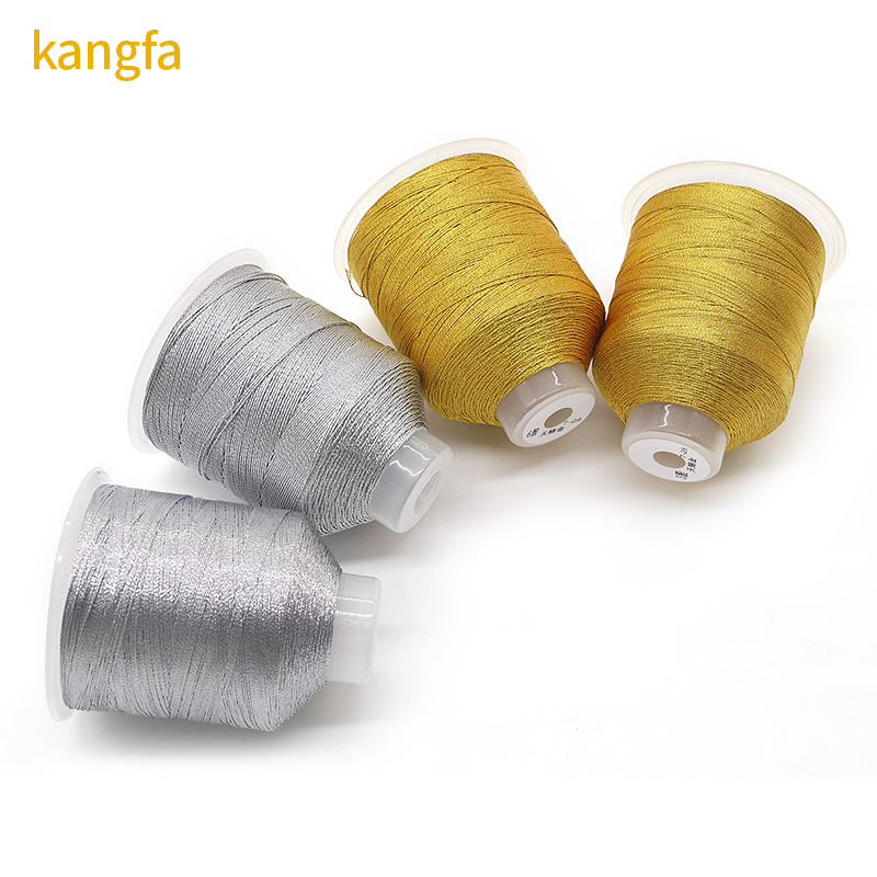 Jewelry Cord 100% Polyester Silver Silk Metallic Yarn with 3 Strands Multiple Colour