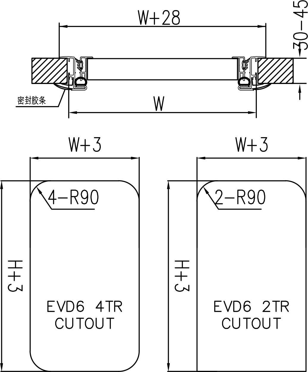 Self-Propelled/Trailer Rvs Evd6 Motorhome Door for RV Truck Camper Motorhomes DIY
