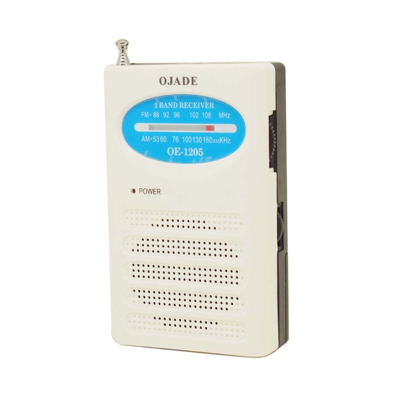 ABS Portable AM FM Radio DSP Chip Desktop Digital With Telescoping Antenna