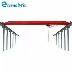 Customized Loading Capacity Single Girder Overhead Crane With Pendent Control