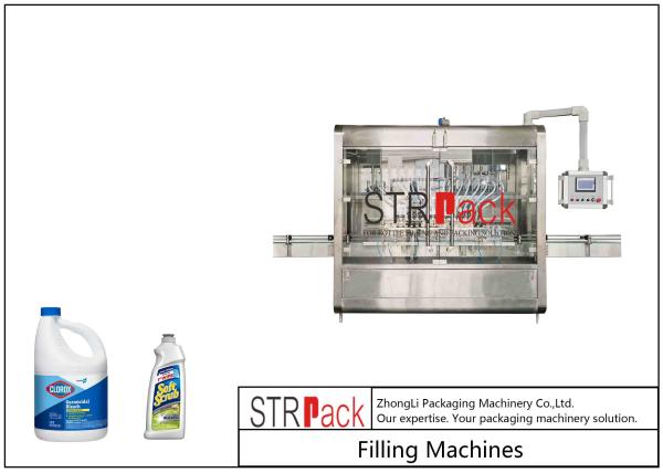 Chemical Doser Automatic Bleach Acid Filling Machines Pseudoephdrine HCL Gravity