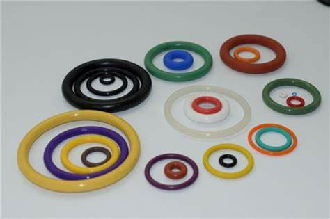 AS568 Standard FFKM Rubber O Rings for Oil Gas Field Sealing Compression Molding Technology
