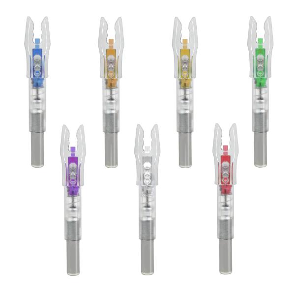 Durable Lighted Nocks For Inner Diameter .165", .204",.245"(4.2mm,5.18mm,6.2mm )