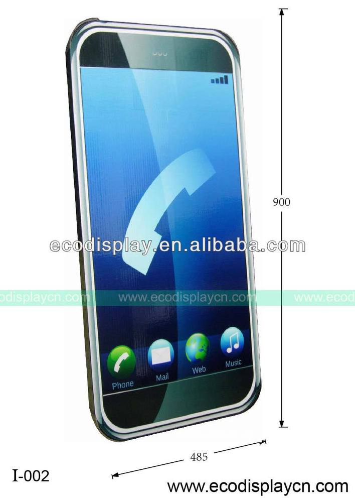 Mobile Phones Display, Advertising Display For Mobile Phones, Mobile Phones Shape Display