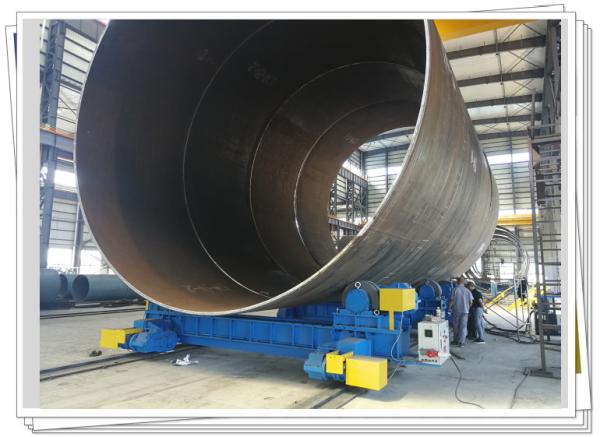 Steel Wheel Conventional Pipe Welding Rotator 600t Column Monopile Traveling