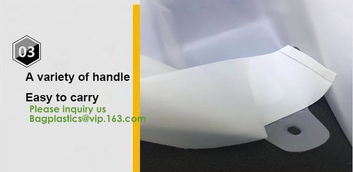 BIODEGRADABLE PVA PLASTIC WATER SOLUBLE VEST HANDLES BAG, COMPOSTALE PLA+PBAT CORN STARCH POTATOES STARCH ECO FIRNEDLY