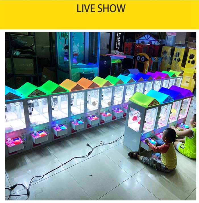 Single Half Doll Machine Claw Crane Game Mini Claw Machine For Sale Table Kids Play