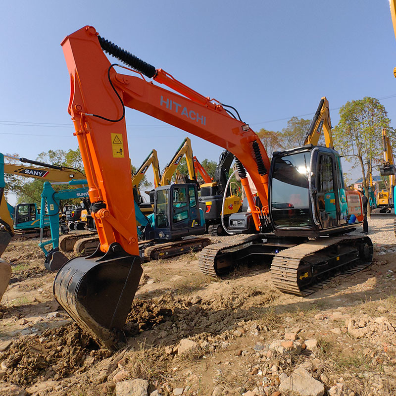 ZX120-7 Old Hitachi Mini Excavator 66KW Rated Power 0.52m3 Bucket