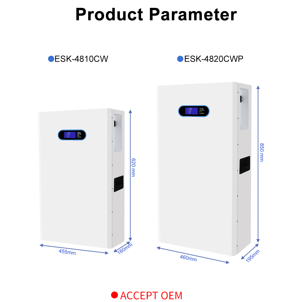 51.2V Solar Power Storage Batteries 100ah 200ah 48V Lithium Ion Energy Storage Battery