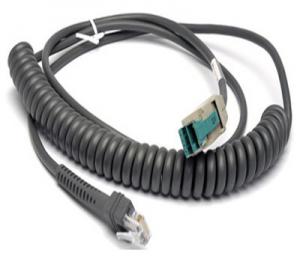 China CBA-U14-C09ZAR Coiled 12V powered USB to RJ45 10P10C Cable for Motorola Symbol Scanner on sale
