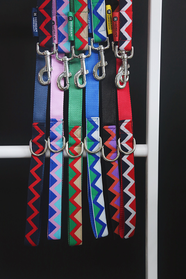 9.14m 30 Ft 20 Ft Heavy Duty Nylon Dog Leash Red Navy Blue Elastic Woven