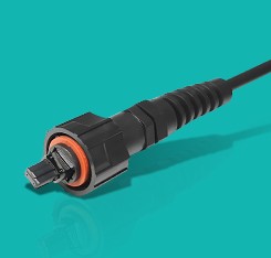 MPO Fiber Optic Loopback 24 Cores OM4 With ISO9001 Certified