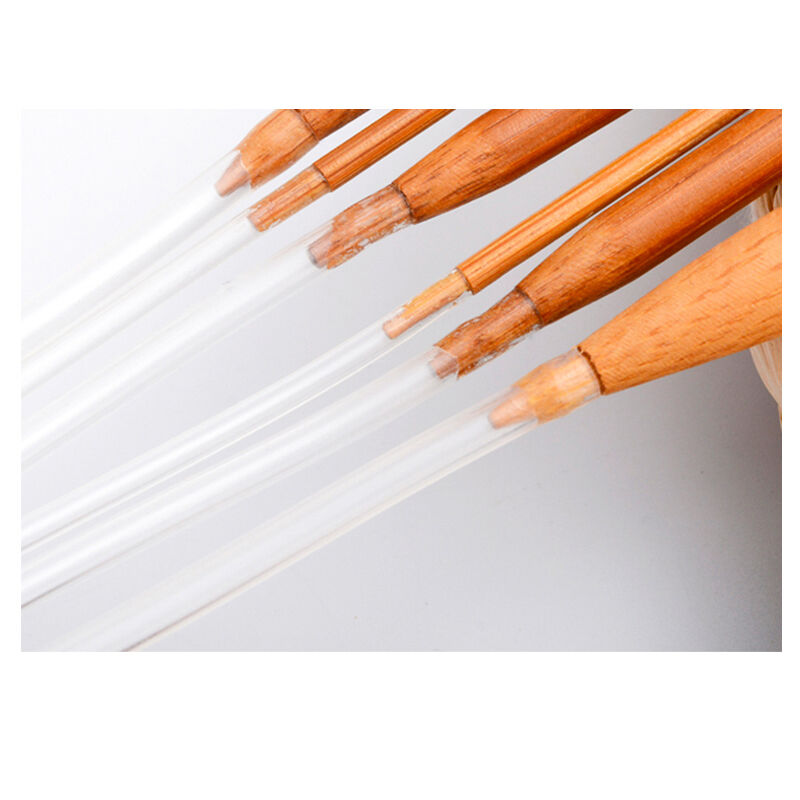 Wooden Crochet Hooks Ergonomic Crochet Hook Set 8 Pieces Inline Crochet Hooks Bamboo Crochet Kit For Beginner
