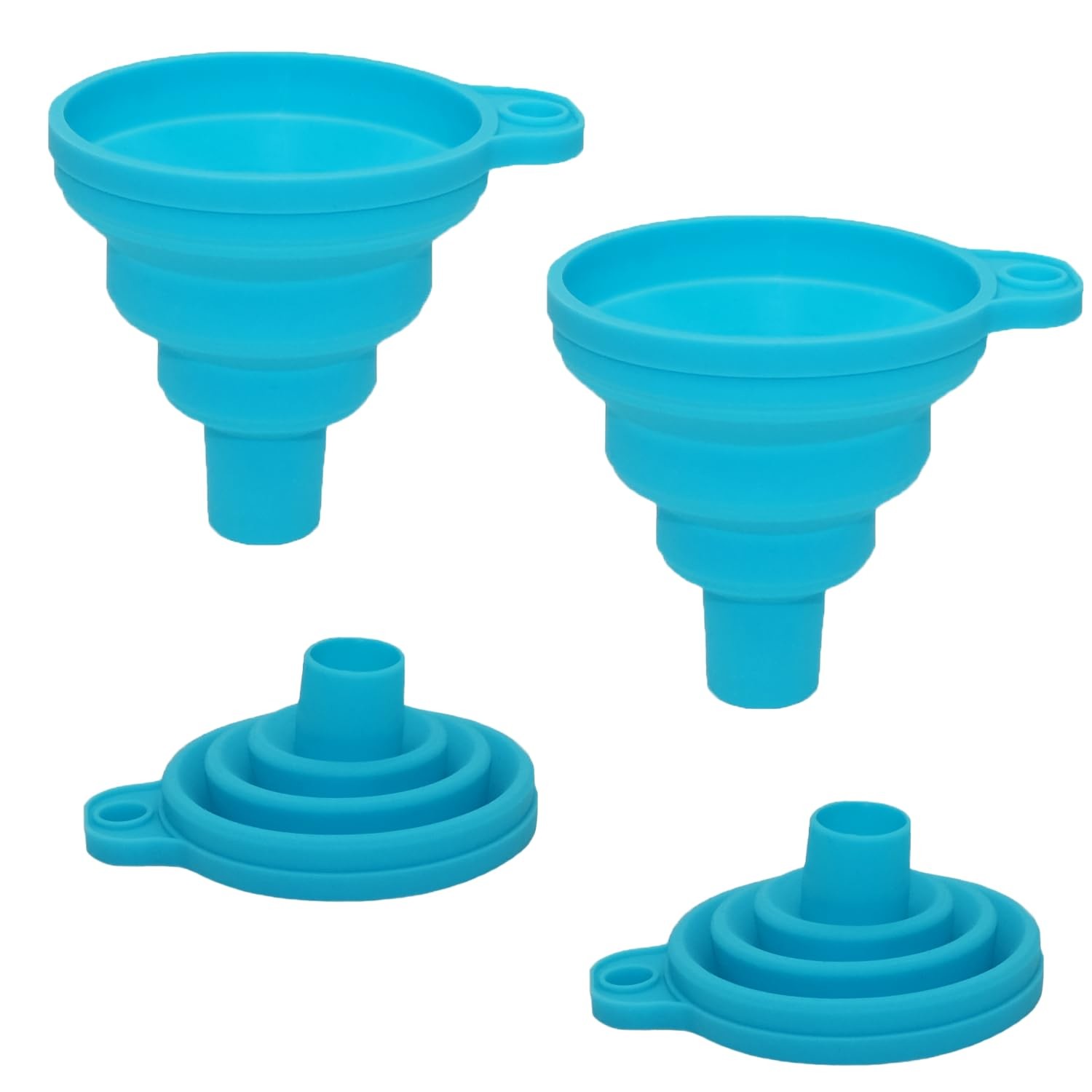 Funnels For Filling Bottles Kitchen Funnel Funnels For Kitchen Use Food Grade Silicone Collapsible Funnel Liquid Powder