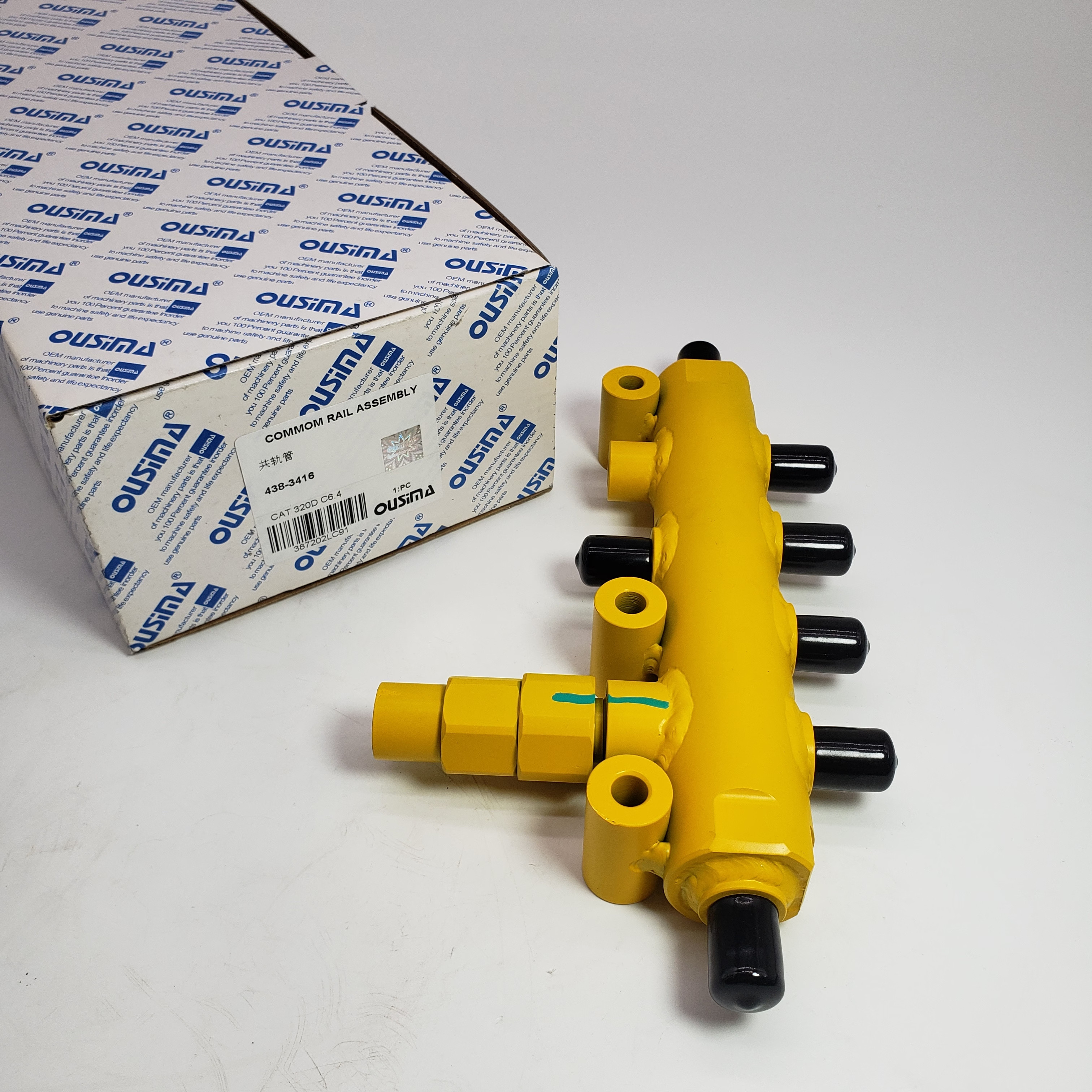 Fuel Common Rail 438-3416 For CAT 320D 323D C6.4