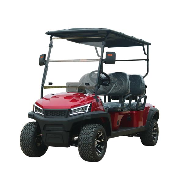 4kw 14 Inch Off Road Tire 4 Wheel Electric Golf Cart Independent Suspension