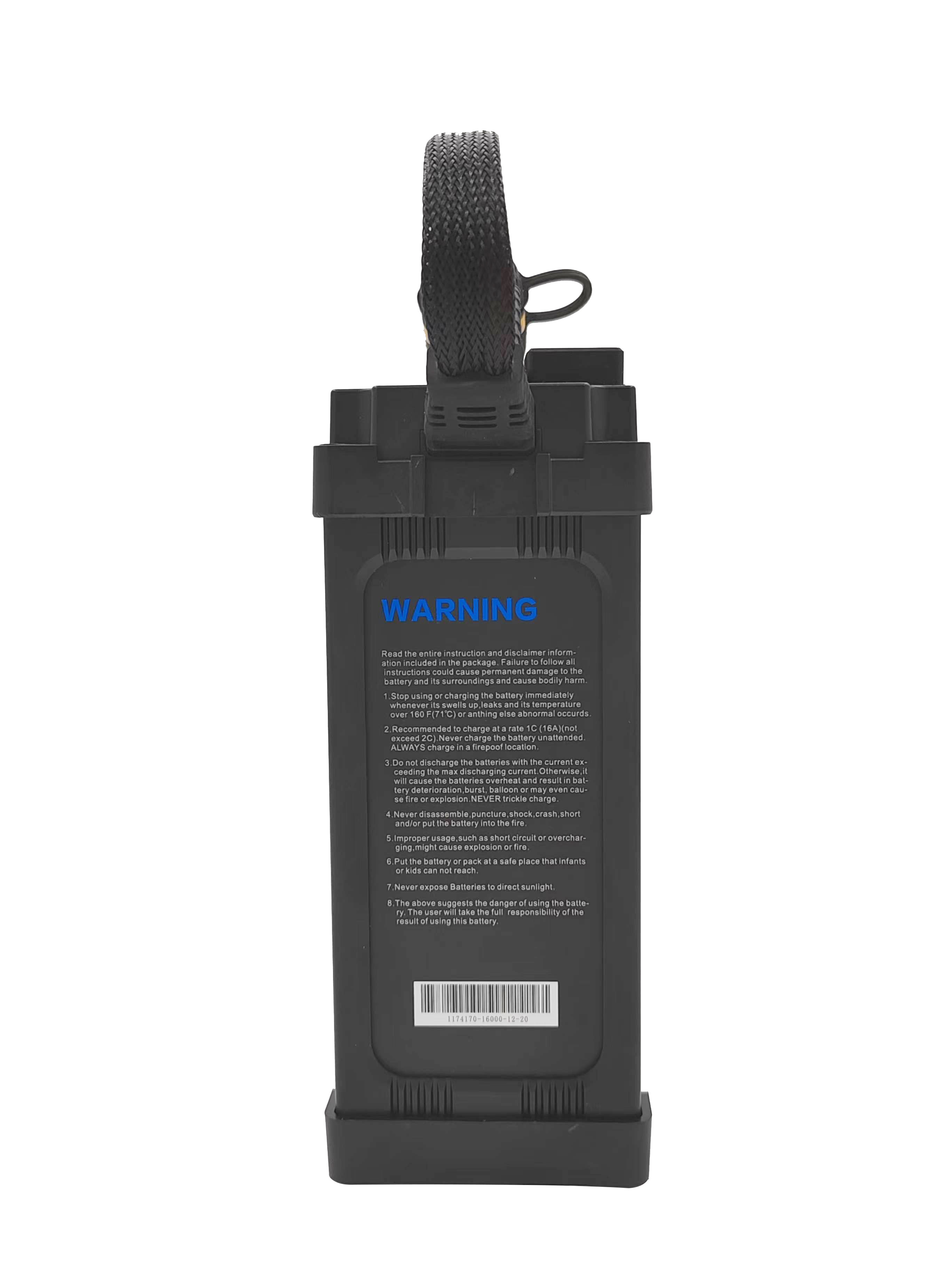 12s Lipo Pack Herewin 16000mah Lipo Battery 45.6V 25C For Smart UAV Drone