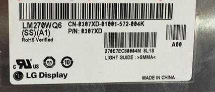 27.0" 108PPI 2560×1440 Square Tft Panel 300cd/m2 LM270WQ6-SSA1
