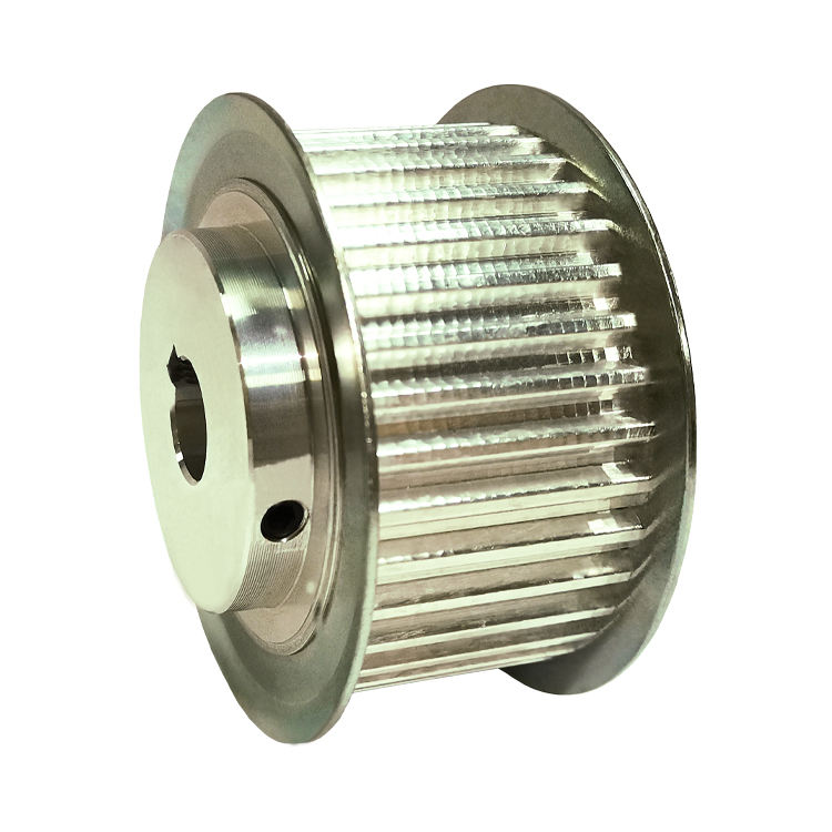 Black Synchronous Aluminum Timing Pulley Anodic Oxidation ISO9001