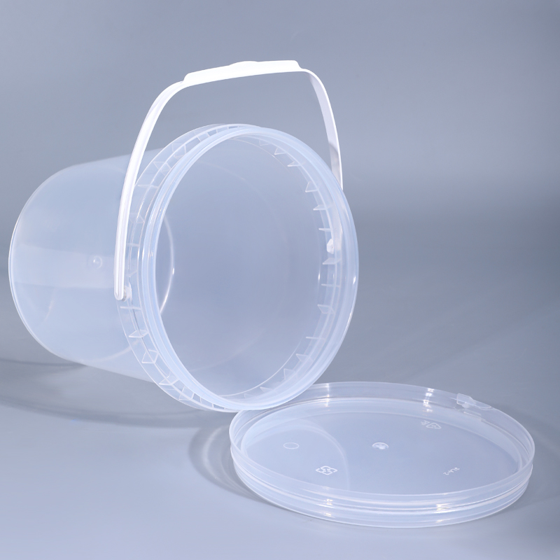 Round Shape 3L Food Grade PP Plastic Pails Customized Personalized Logo With Printed
